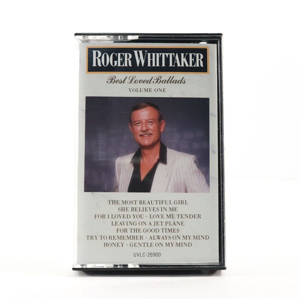 Roger Whittaker Best Loved Ballads (Cassette Tape, 1989, Universal) UVLC-26900